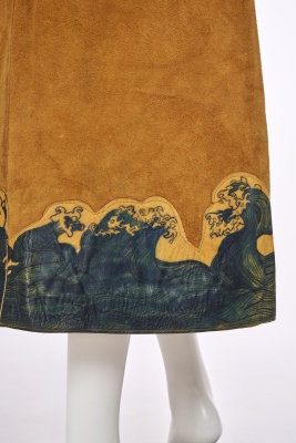 A J Cooper hand-painted suede and leather Adam & Eve ensemble, 1970s - 9