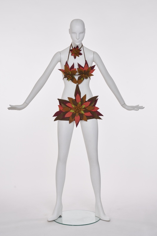A felt-leaf ensemble 1970s
