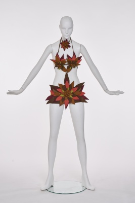 A felt-leaf ensemble 1970s