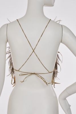 A Paul Johnson quartz and macram&eacute; bodice, 1975 - 3
