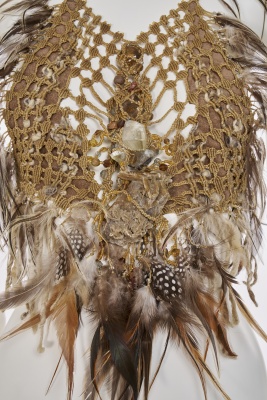 A Paul Johnson quartz and macram&eacute; bodice, 1975 - 4