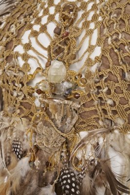 A Paul Johnson quartz and macram&eacute; bodice, 1975 - 5