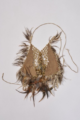 A Paul Johnson quartz and macram&eacute; bodice, 1975 - 6