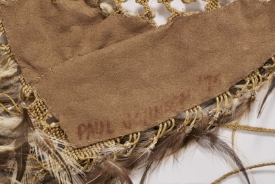 A Paul Johnson quartz and macram&eacute; bodice, 1975 - 7