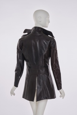 An East West Musical Instruments Co. brown leather jacket, 1970s - 3