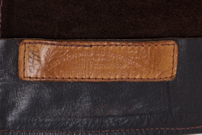 An East West Musical Instruments Co. brown leather jacket, 1970s - 8