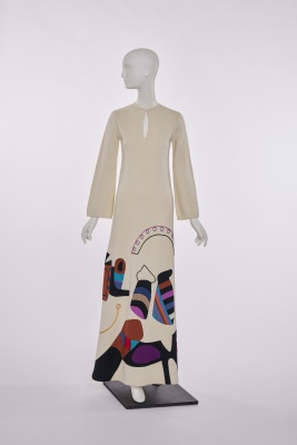 A rare Marco Correa for Tai wool jersey maxi dress, circa 1970