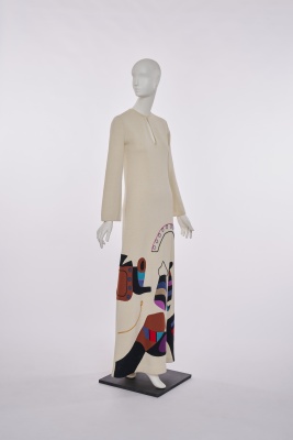 A rare Marco Correa for Tai wool jersey maxi dress, circa 1970 - 2
