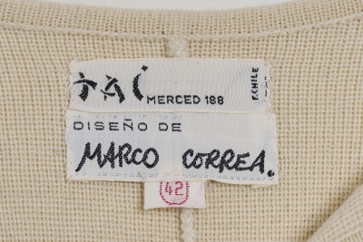 A rare Marco Correa for Tai wool jersey maxi dress, circa 1970 - 5