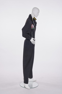 A Kansai Yamamoto black cotton jumpsuit, circa 1988 - 2
