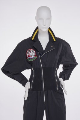 A Kansai Yamamoto black cotton jumpsuit, circa 1988 - 6