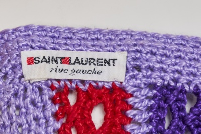 A rare Yves Saint Laurent crochet hot pants ensemble, 1970s - 5