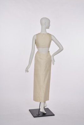An Emilio Pucci ivory shantung silk dress, 1970s - 3