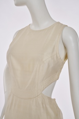An Emilio Pucci ivory shantung silk dress, 1970s - 6