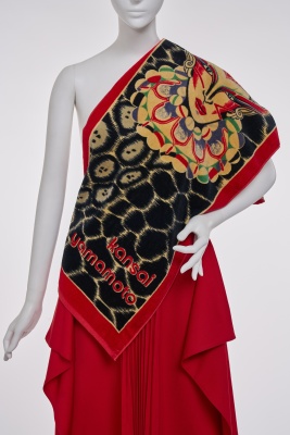 A pair of Kansai Yamamoto red wool trousers, late 1980s - 2