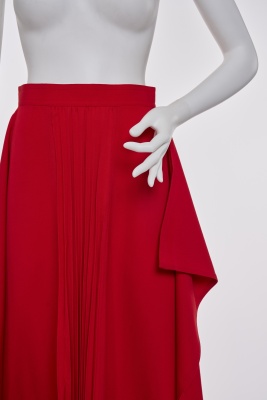 A pair of Kansai Yamamoto red wool trousers, late 1980s - 8