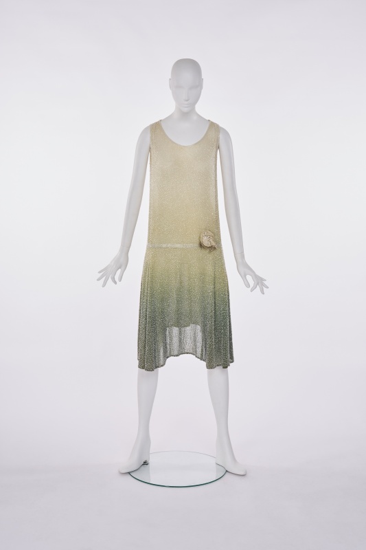 An ombr&eacute; beaded flapper dress, 1929