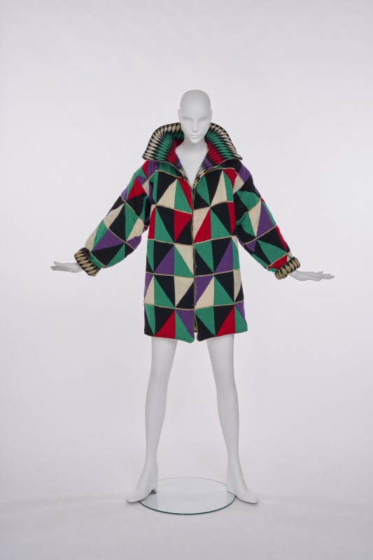 A Kansai Yamamoto reversible wool coat, Autumn-Winter 1981-82