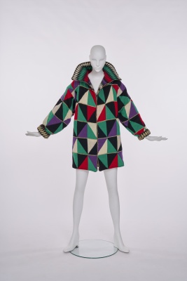 A Kansai Yamamoto reversible wool coat, Autumn-Winter 1981-82