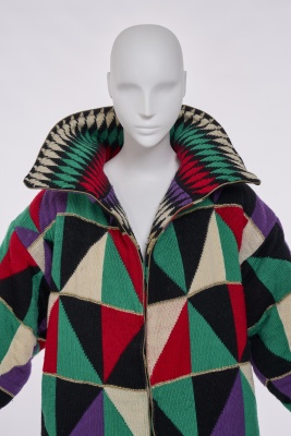 A Kansai Yamamoto reversible wool coat, Autumn-Winter 1981-82 - 6