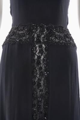A Valentino Garavani black silk cr&ecirc;pe halterneck evening dress, circa 2001 - 5