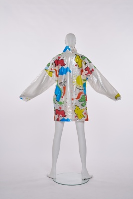 A Jean-Charles de Castelbajac printed clear PVC raincoat, circa 1996 - 2