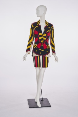 A Moschino 'Dart Board' suit, probably 1990s - 2