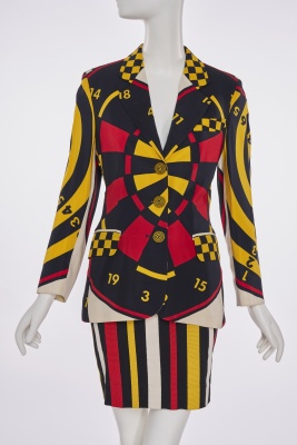 A Moschino 'Dart Board' suit, probably 1990s - 6