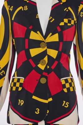 A Moschino 'Dart Board' suit, probably 1990s - 7