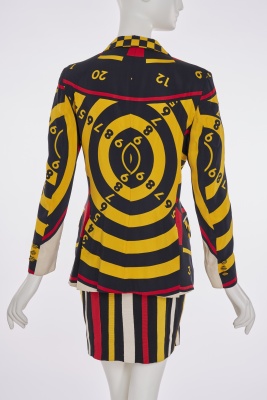 A Moschino 'Dart Board' suit, probably 1990s - 8