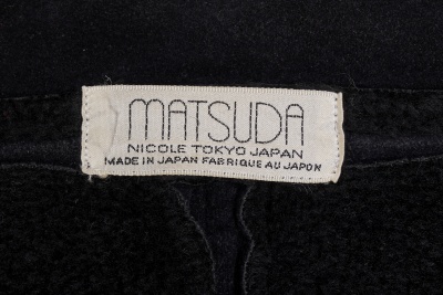 A Matsuda black velvet romper ensemble, late 1980s-early 1990s - 9