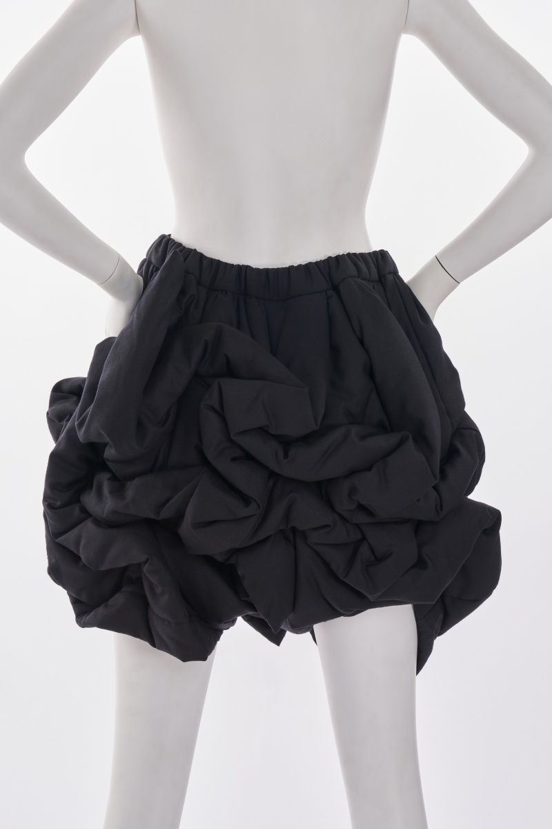 A pair of Comme des Gar&ccedil;ons black wool shorts, 'Inside Decoration' collection, Autumn-Winter 2010-11
