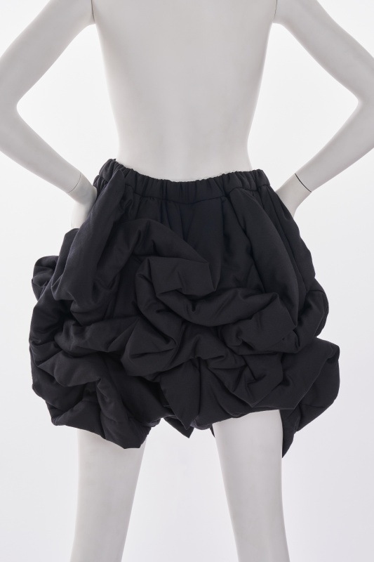 A pair of Comme des Gar&ccedil;ons black wool shorts, 'Inside Decoration' collection, Autumn-Winter 2010-11