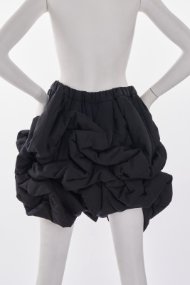 A pair of Comme des Gar&ccedil;ons black wool shorts, 'Inside Decoration' collection, Autumn-Winter 2010-11