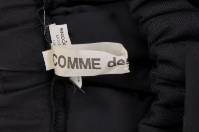 A pair of Comme des Gar&ccedil;ons black wool shorts, 'Inside Decoration' collection, Autumn-Winter 2010-11 - 5