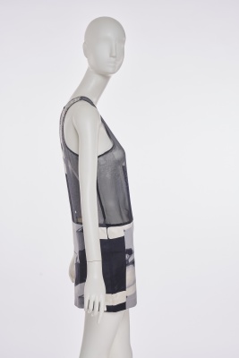 A Stephen Sprouse/Andy Warhol printed chiffon minidress, Spring-Summer 1998 - 4