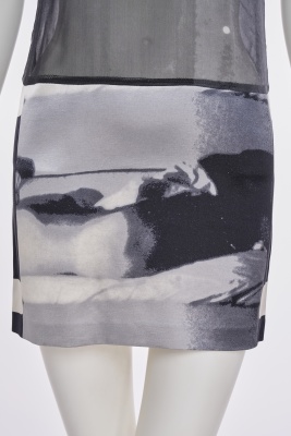 A Stephen Sprouse/Andy Warhol printed chiffon minidress, Spring-Summer 1998 - 7