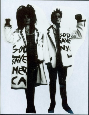 A Stephen Sprouse printed and embellished 'Anarchy' coat, 'Couture' line, Autumn-Winter 1987-88 - 2