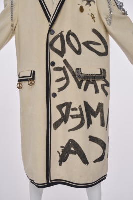 A Stephen Sprouse printed and embellished 'Anarchy' coat, 'Couture' line, Autumn-Winter 1987-88 - 8