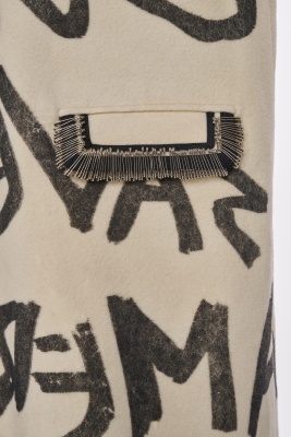 A Stephen Sprouse printed and embellished 'Anarchy' coat, 'Couture' line, Autumn-Winter 1987-88 - 9