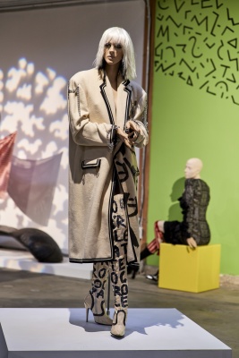 A Stephen Sprouse printed and embellished 'Anarchy' coat, 'Couture' line, Autumn-Winter 1987-88 - 11