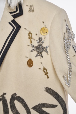 A Stephen Sprouse printed and embellished 'Anarchy' coat, 'Couture' line, Autumn-Winter 1987-88 - 13