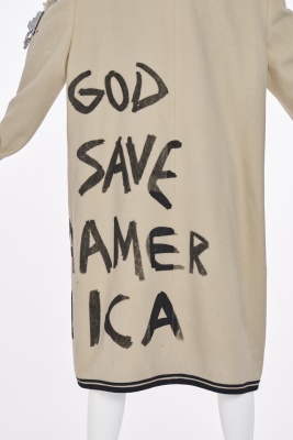A Stephen Sprouse printed and embellished 'Anarchy' coat, 'Couture' line, Autumn-Winter 1987-88 - 16