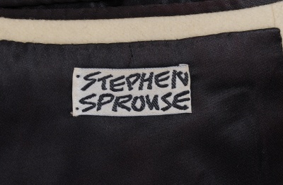 A Stephen Sprouse printed and embellished 'Anarchy' coat, 'Couture' line, Autumn-Winter 1987-88 - 19