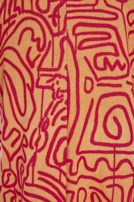 A Stephen Sprouse Keith Haring print wool coat, 'Burnout 88' collection, Spring-Summer 1988 - 10