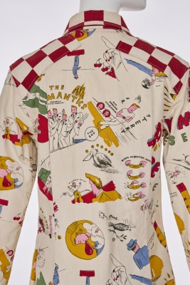 An Issey Miyake x Terry Johnson men's printed cotton canvas shirt, 2013 - 9