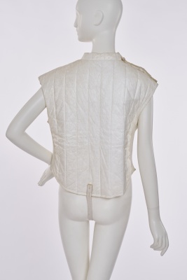 A Devo quilted Tyvek 'Action Vest' from the 'New Traditionalists' tour, 1981 - 4