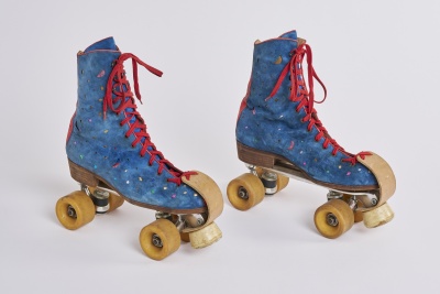 A pair of Maud Frizon roller skates, 1980s