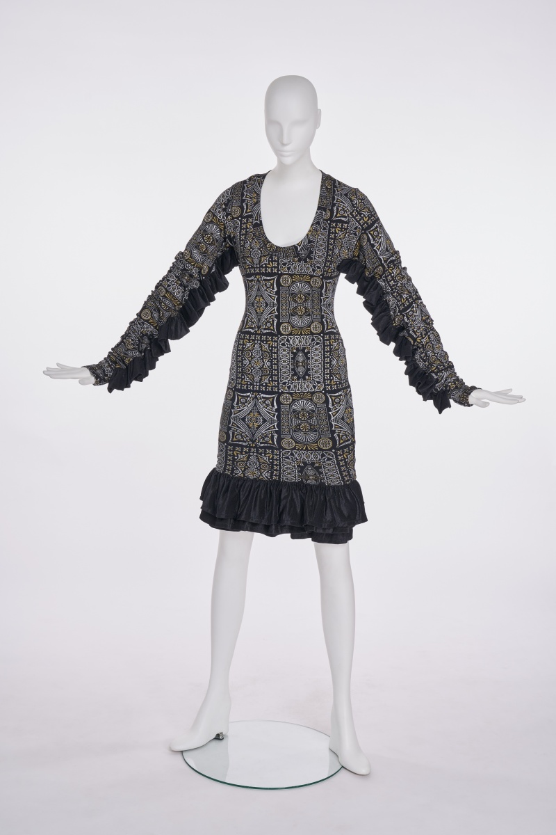 A BodyMap 'Tarot' print dress, 'Half World' collection, Autumn-Winter 1985-86