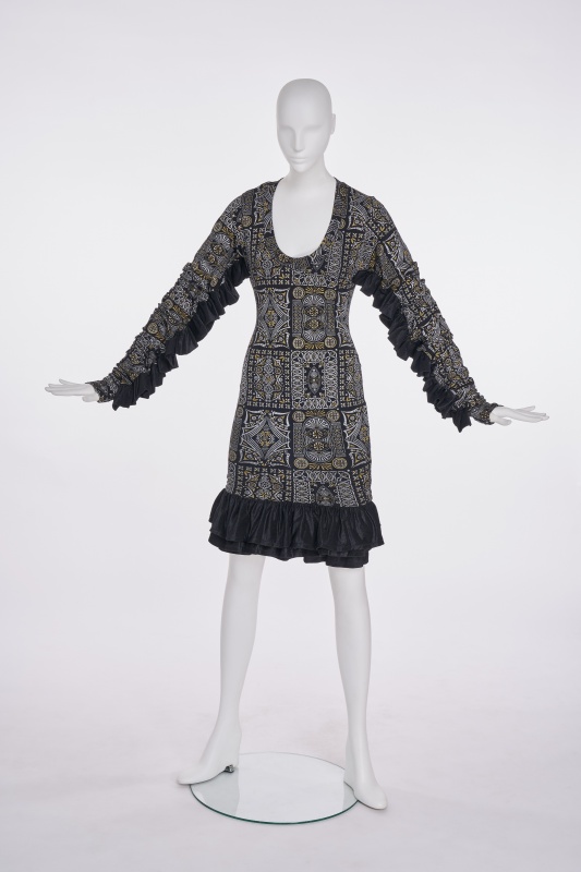 A BodyMap 'Tarot' print dress, 'Half World' collection, Autumn-Winter 1985-86